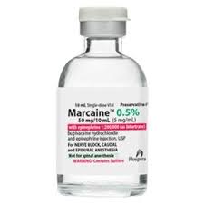 Marcaine w/ Epi 0.5% 30ml SDV, 10/box