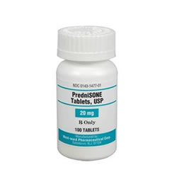 Prednisone 20mg 100 Tablets