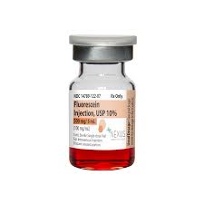 Fluorescein Injection 10% 100mg 5mL, box of 10