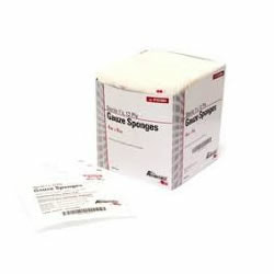 4x4 Sterile Gauze Sponges 12ply 1's 100/bx
